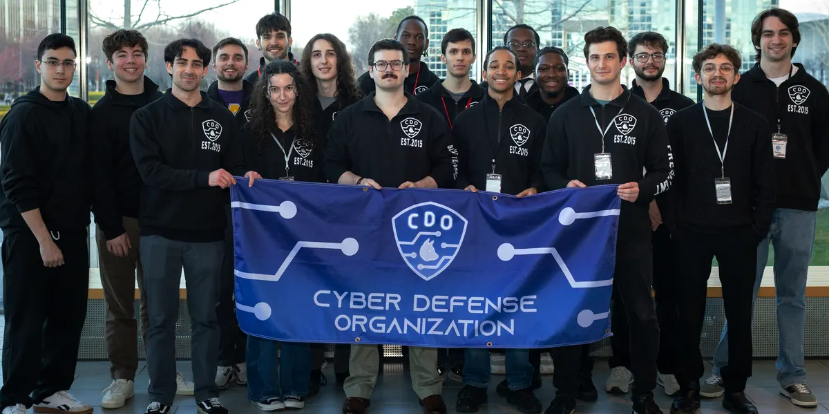 Cyber Defense Organization members gathered together